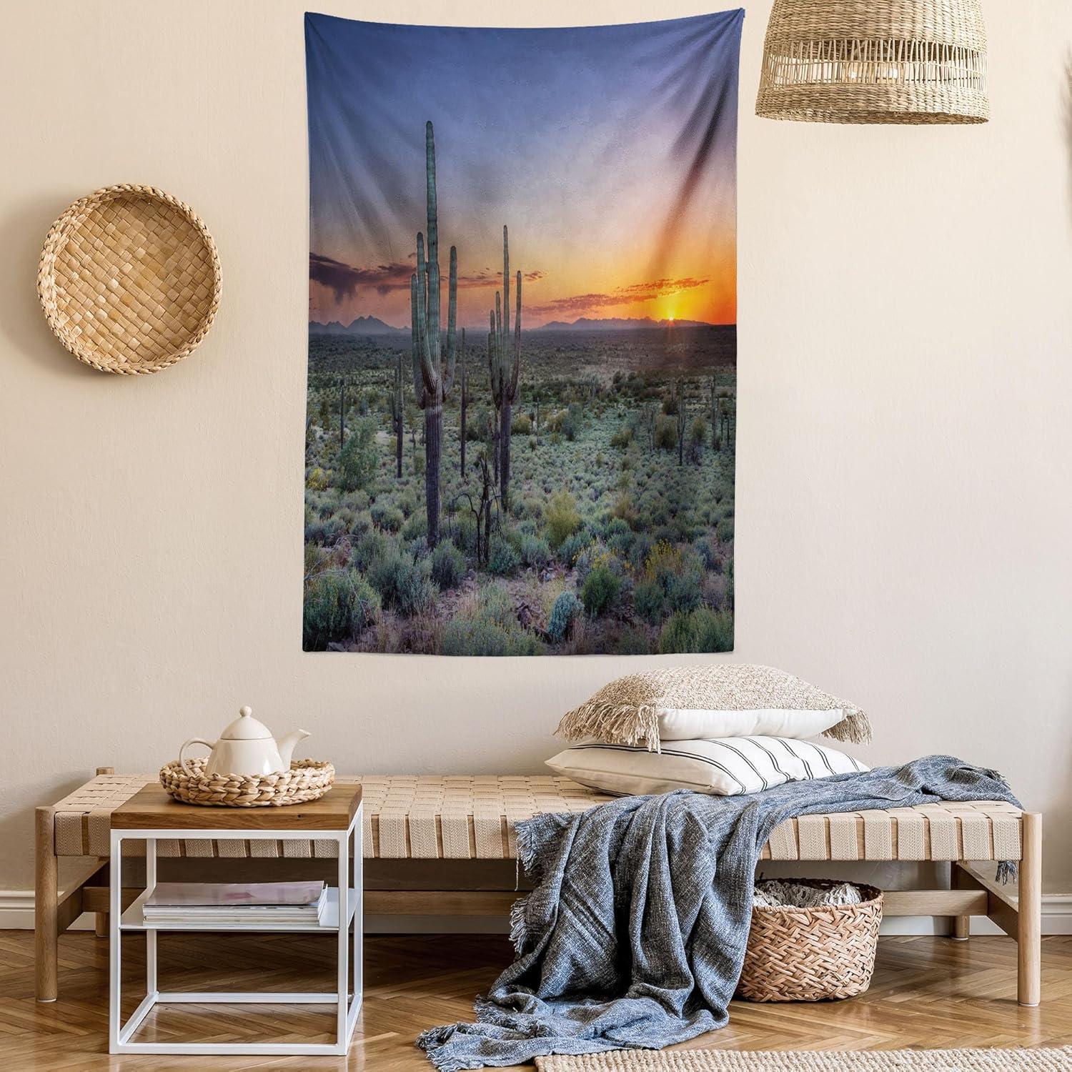 imageAmbesonne Compass Tapestry Compass Illustration with Lettering Nautical Ocean Adventure Themed Print Wide Wall Hanging for Bedroom Living Room Dorm 60 X 40 Night Blue BeigeGreen Mauve