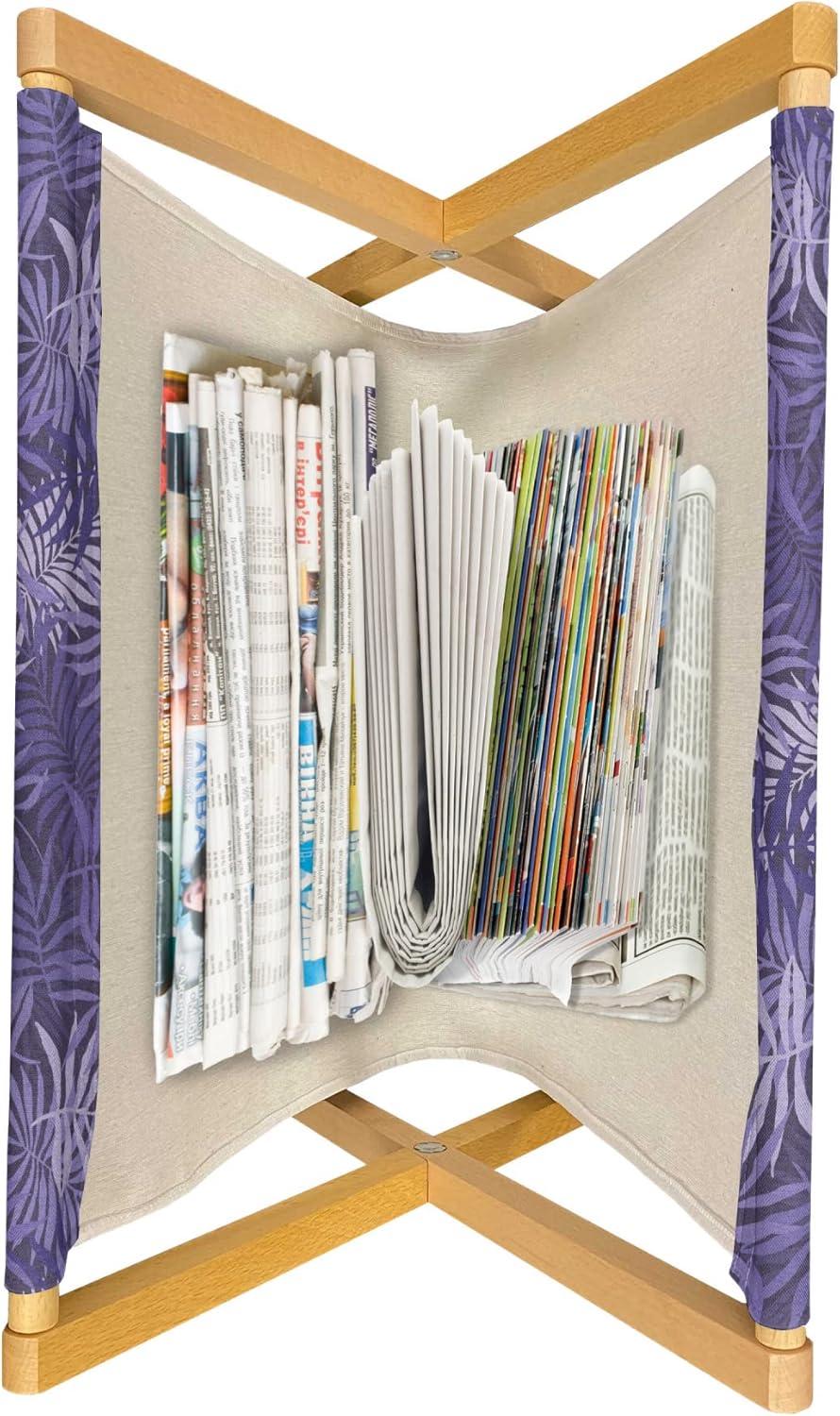 imageAmbesonne Flamingo Magazine and Book Holder Valentines Day Theme with Romantic Birds and Rose Petals Love Tropical Decorative Floor Rack Organizer for Living Room 22x19 Dark Coral and PinkBlue Violet