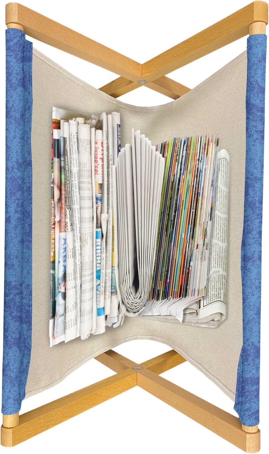 imageAmbesonne Flamingo Magazine and Book Holder Valentines Day Theme with Romantic Birds and Rose Petals Love Tropical Decorative Floor Rack Organizer for Living Room 22x19 Dark Coral and PinkAzure Blue