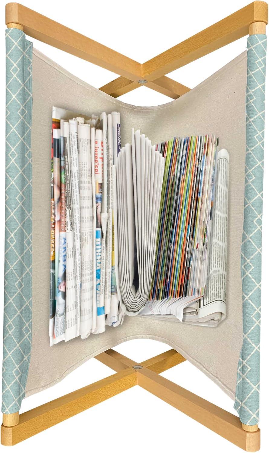 imageAmbesonne Flamingo Magazine and Book Holder Valentines Day Theme with Romantic Birds and Rose Petals Love Tropical Decorative Floor Rack Organizer for Living Room 22x19 Dark Coral and PinkPale Seafoam White
