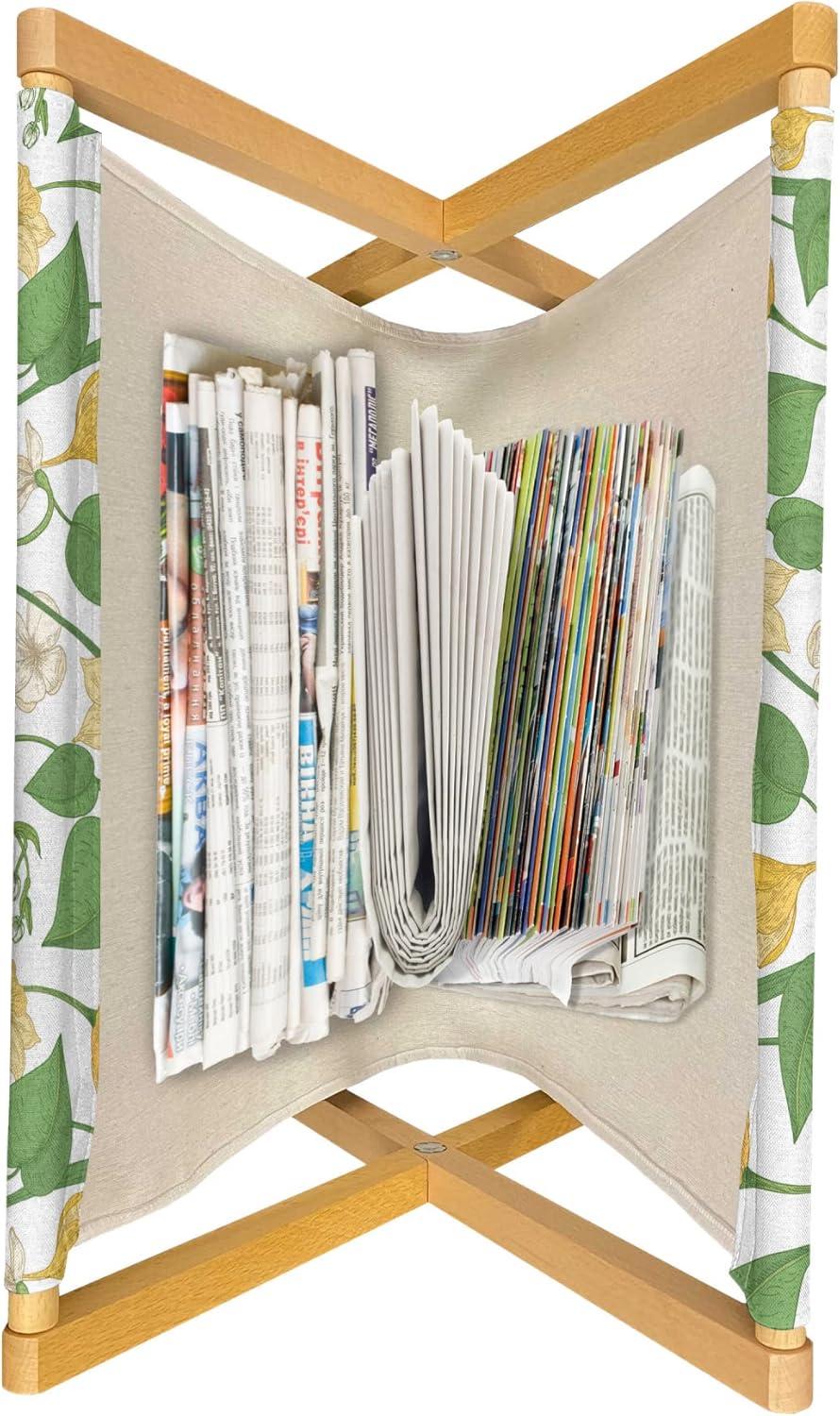 imageAmbesonne Romantic Magazine and Book Holder True Love Lettering with Heart Shapes Doodle Valentines Day Theme Decorative Floor Rack Organizer for Living Room 22x19 Pale Pink Black and WhiteFern Green Pale Orange