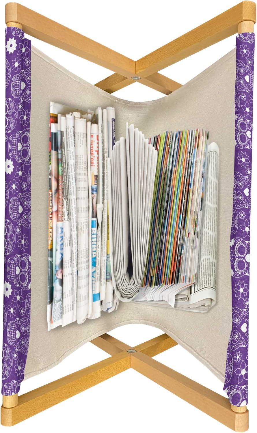 imageAmbesonne Teal Magazine and Book Holder Crystal Hearts and Gemstone Valentines Day Celebrating Romantic Print Floor Rack Decor for Interior of Home amp Office 22 x 19 Red Fuchsia TealViolet and White