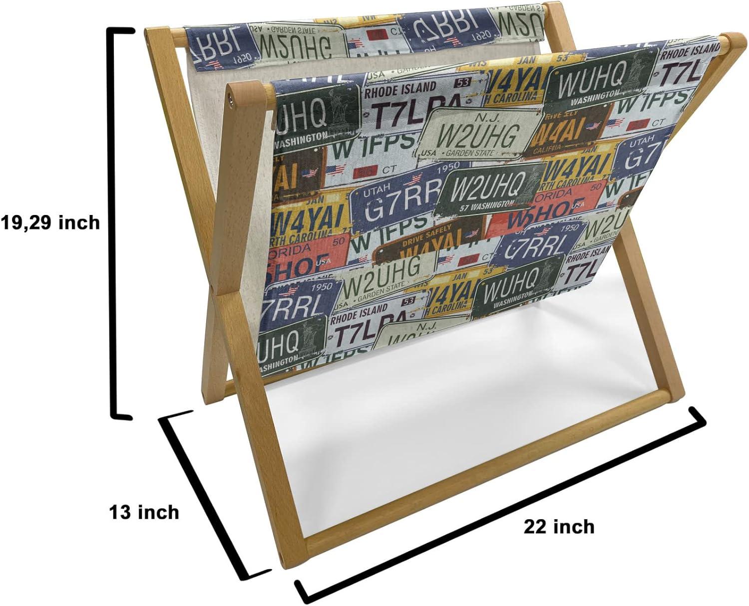 imageAmbesonne Teal Magazine and Book Holder Crystal Hearts and Gemstone Valentines Day Celebrating Romantic Print Floor Rack Decor for Interior of Home amp Office 22 x 19 Red Fuchsia TealGreen Blue Yellow