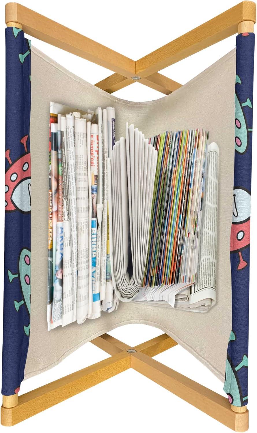 imageAmbesonne Teal Magazine and Book Holder Crystal Hearts and Gemstone Valentines Day Celebrating Romantic Print Floor Rack Decor for Interior of Home amp Office 22 x 19 Red Fuchsia TealNavy Blue Multicolor
