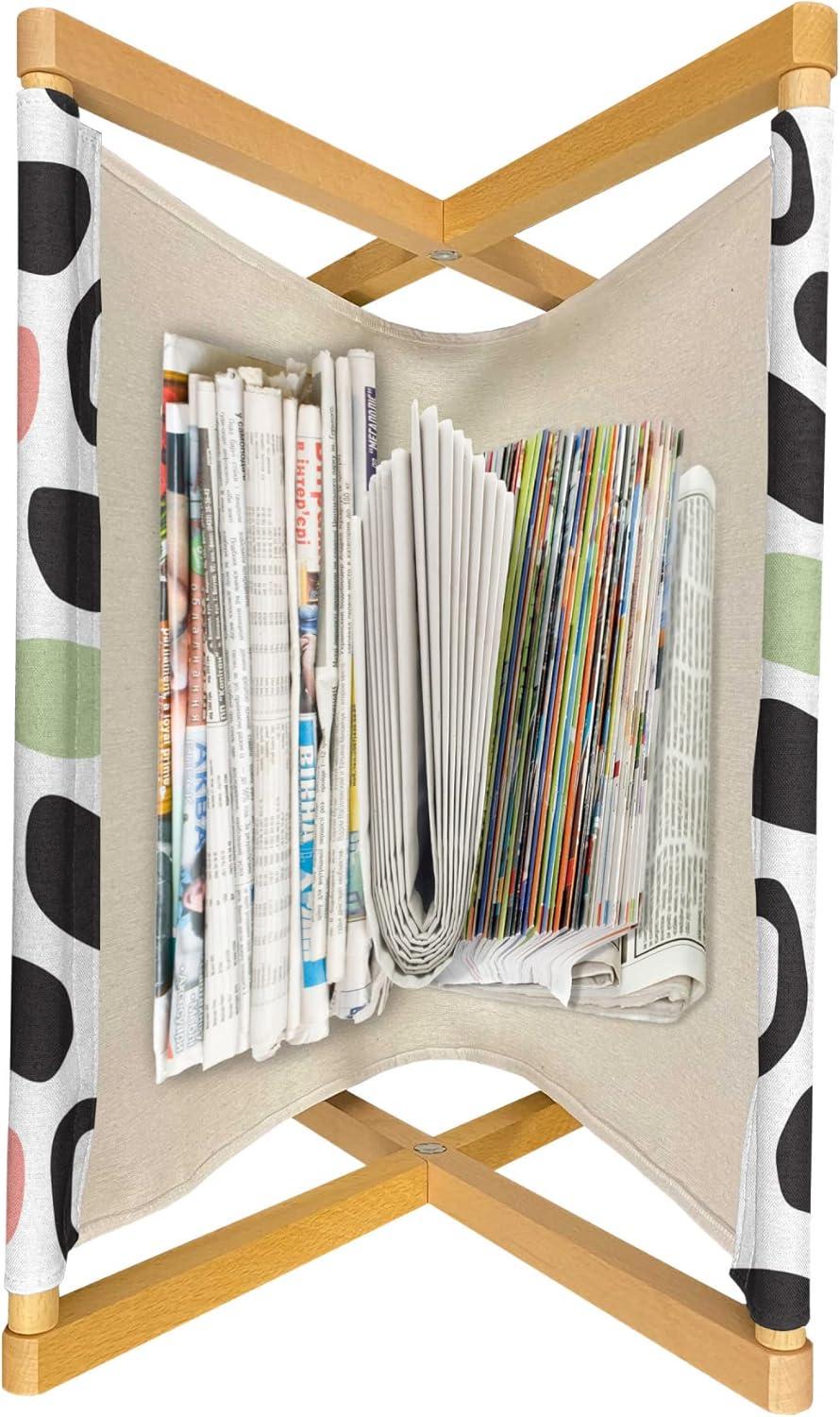 imageAmbesonne Valentines Day Magazine and Book Holder Classic Romantic Rose Flowers Branches Bouquet on Plain Backdrop Decorative Floor Rack Organizer for Living Room 22x19 White Ruby and GreenPale Green Coral Black