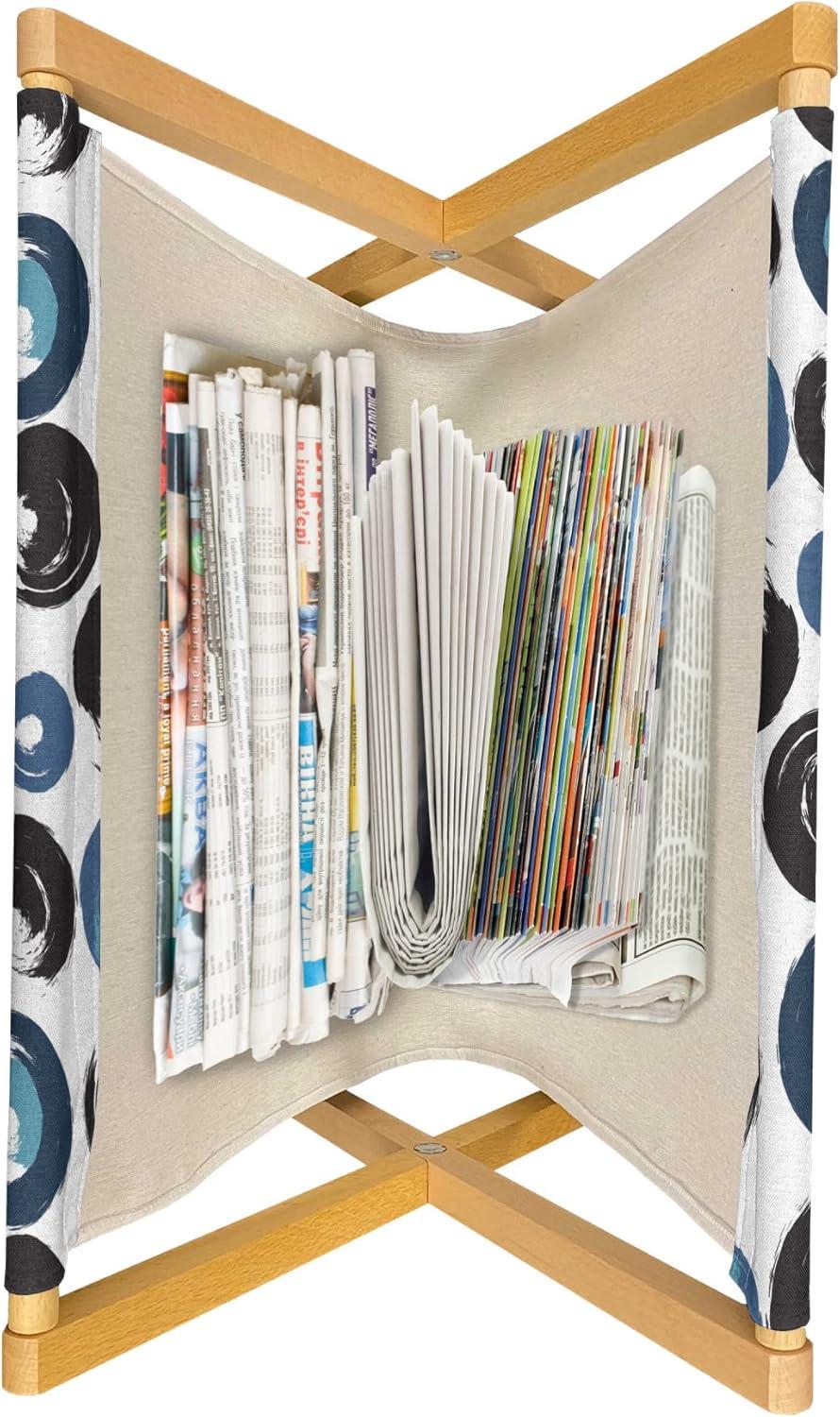 imageAmbesonne Valentines Day Magazine and Book Holder Classic Romantic Rose Flowers Branches Bouquet on Plain Backdrop Decorative Floor Rack Organizer for Living Room 22x19 White Ruby and GreenBlue Black White