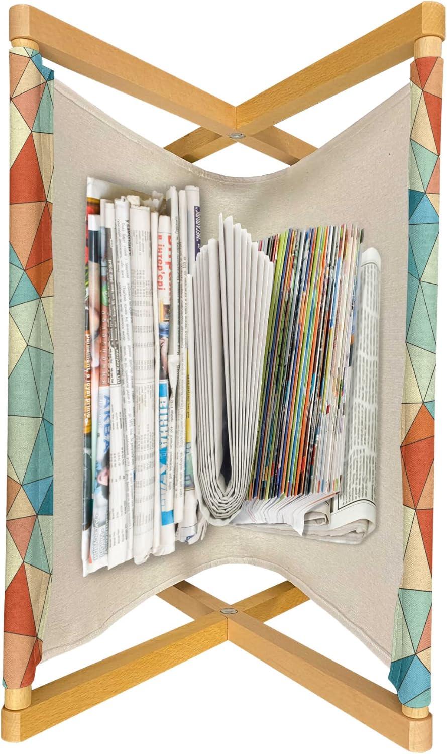 imageAmbesonne Valentines Day Magazine and Book Holder Classic Romantic Rose Flowers Branches Bouquet on Plain Backdrop Decorative Floor Rack Organizer for Living Room 22x19 White Ruby and GreenBurnt Orange and Blue