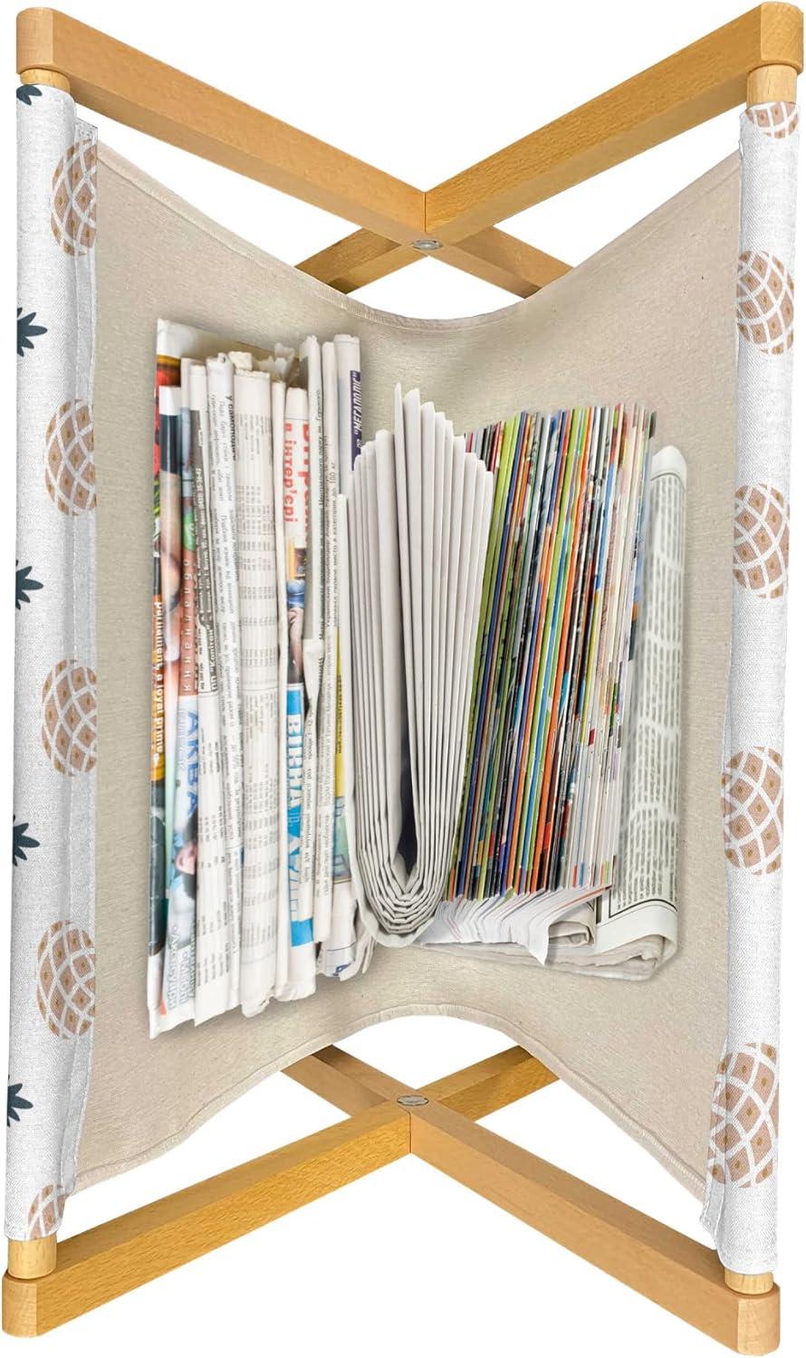 imageAmbesonne Valentines Day Magazine and Book Holder Dandelions in The Form of Hearts on a Plain Background Print Decorative Floor Rack Organizer for Living Room 22x19 Dark Coral PinkDark Slate Blue Almond