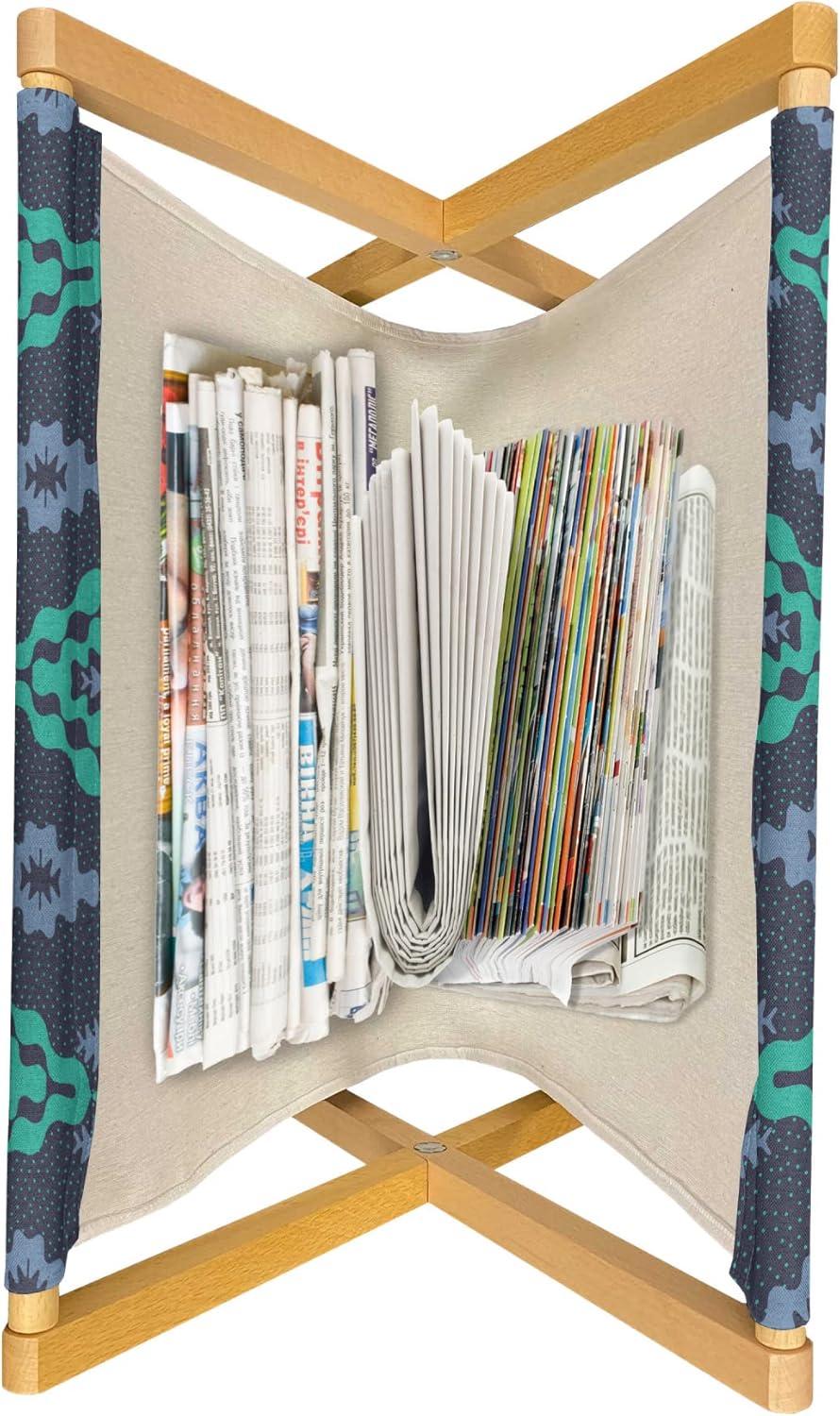 imageAmbesonne Valentines Day Magazine and Book Holder Dandelions in The Form of Hearts on a Plain Background Print Decorative Floor Rack Organizer for Living Room 22x19 Dark Coral PinkSea Green Ceil Blue