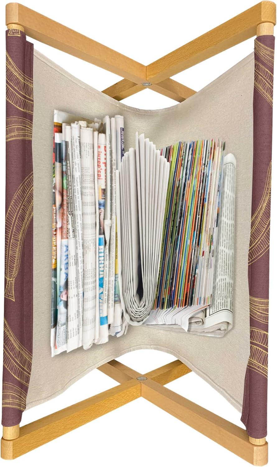 imageAmbesonne Valentines Day Magazine and Book Holder Doodle Style Romantic Hearts in and Around Jars Love Themed Floor Rack Decor for Interior of Home amp Office 22 x 19 Rose Dark Taupe and WhitePale Maroon and Mustard