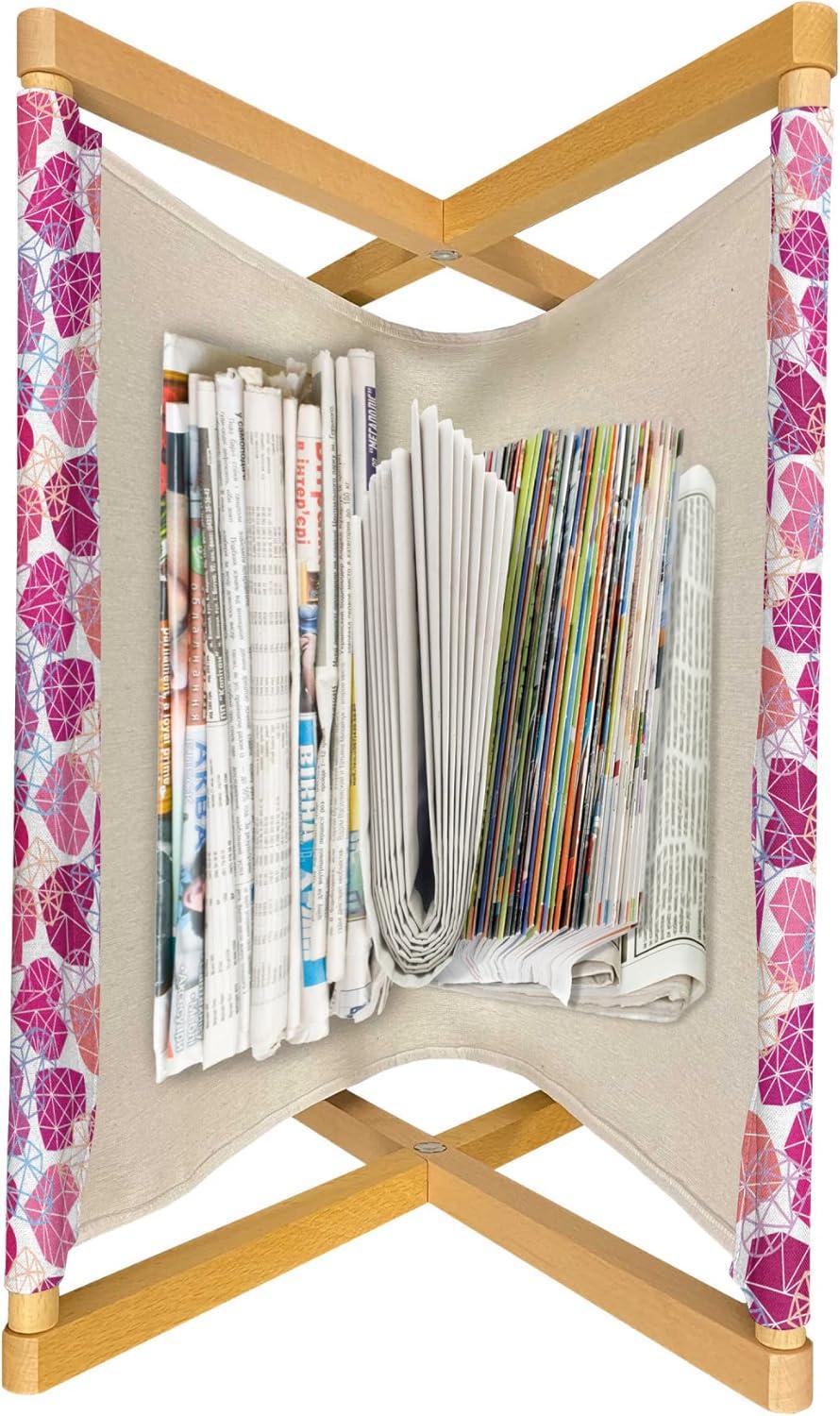 imageAmbesonne Valentines Day Magazine and Book Holder Doodle Style Romantic Hearts in and Around Jars Love Themed Floor Rack Decor for Interior of Home amp Office 22 x 19 Rose Dark Taupe and WhitePink Fuchsia and Salmon