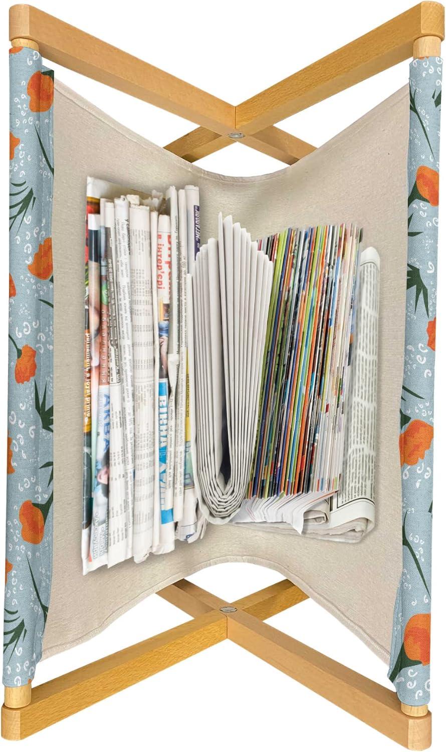imageAmbesonne Valentines Day Magazine and Book Holder Doodle Style Romantic Hearts in and Around Jars Love Themed Floor Rack Decor for Interior of Home amp Office 22 x 19 Rose Dark Taupe and WhitePale Blue Burnt Orange