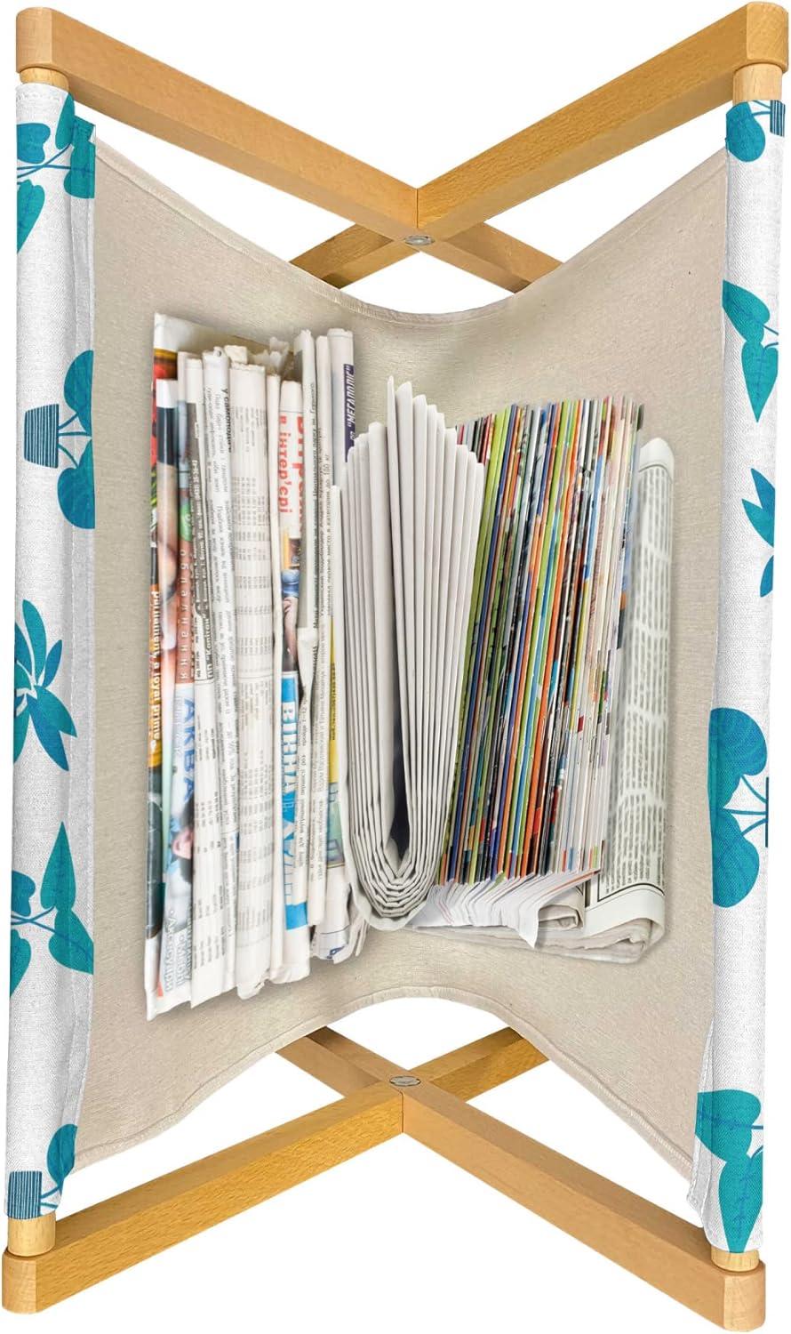 imageAmbesonne Valentines Day Magazine and Book Holder Doodle Style Romantic Hearts in and Around Jars Love Themed Floor Rack Decor for Interior of Home amp Office 22 x 19 Rose Dark Taupe and WhiteSea Blue and Dark Turquoise