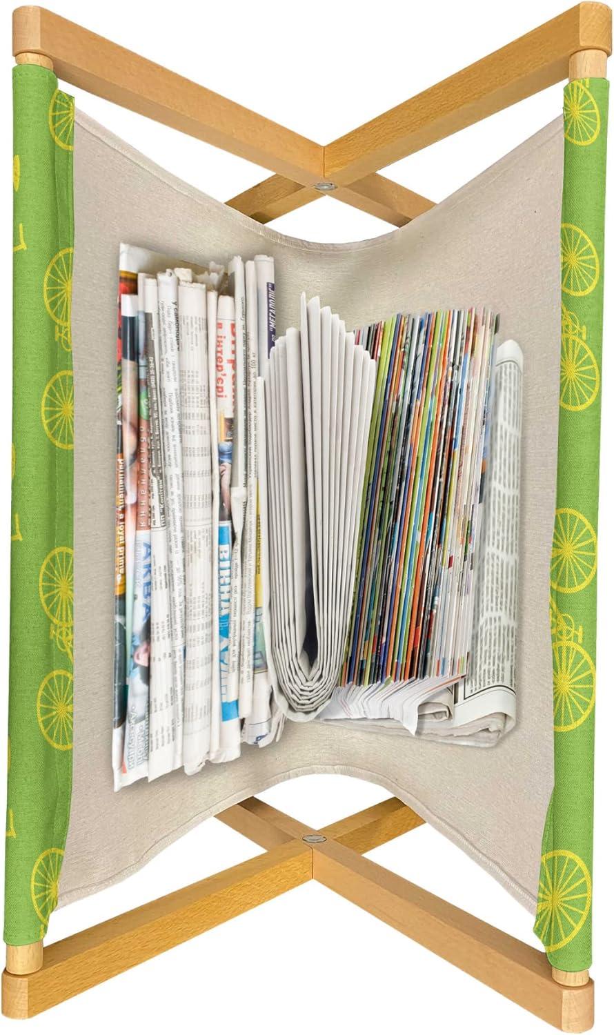 imageAmbesonne Valentines Day Magazine and Book Holder Doodle Style Romantic Hearts in and Around Jars Love Themed Floor Rack Decor for Interior of Home amp Office 22 x 19 Rose Dark Taupe and WhiteLime Green and Yellow