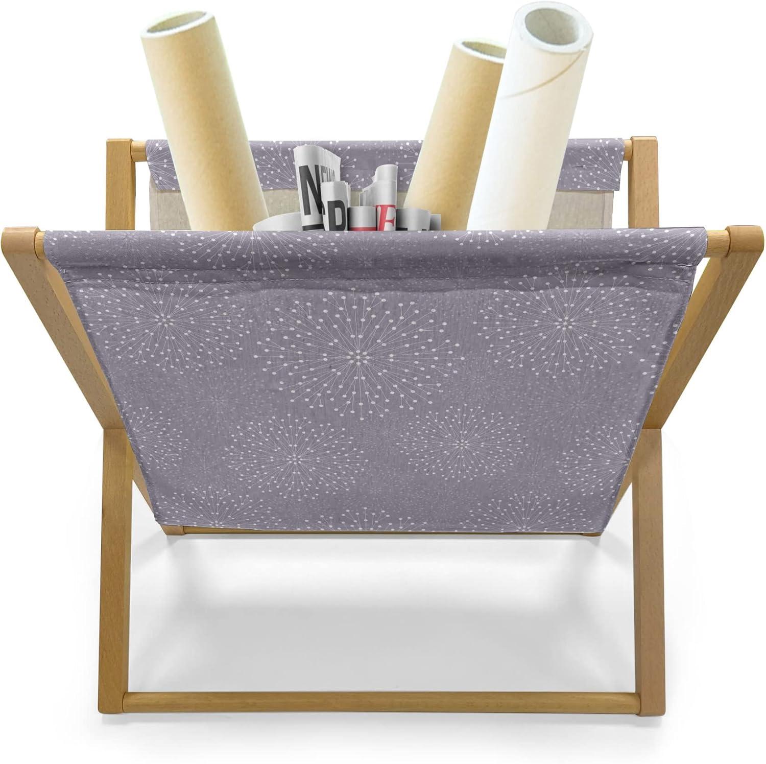 imageAmbesonne Valentines Day Magazine and Book Holder Doodle Style Romantic Hearts in and Around Jars Love Themed Floor Rack Decor for Interior of Home amp Office 22 x 19 Rose Dark Taupe and WhitePurple Grey White