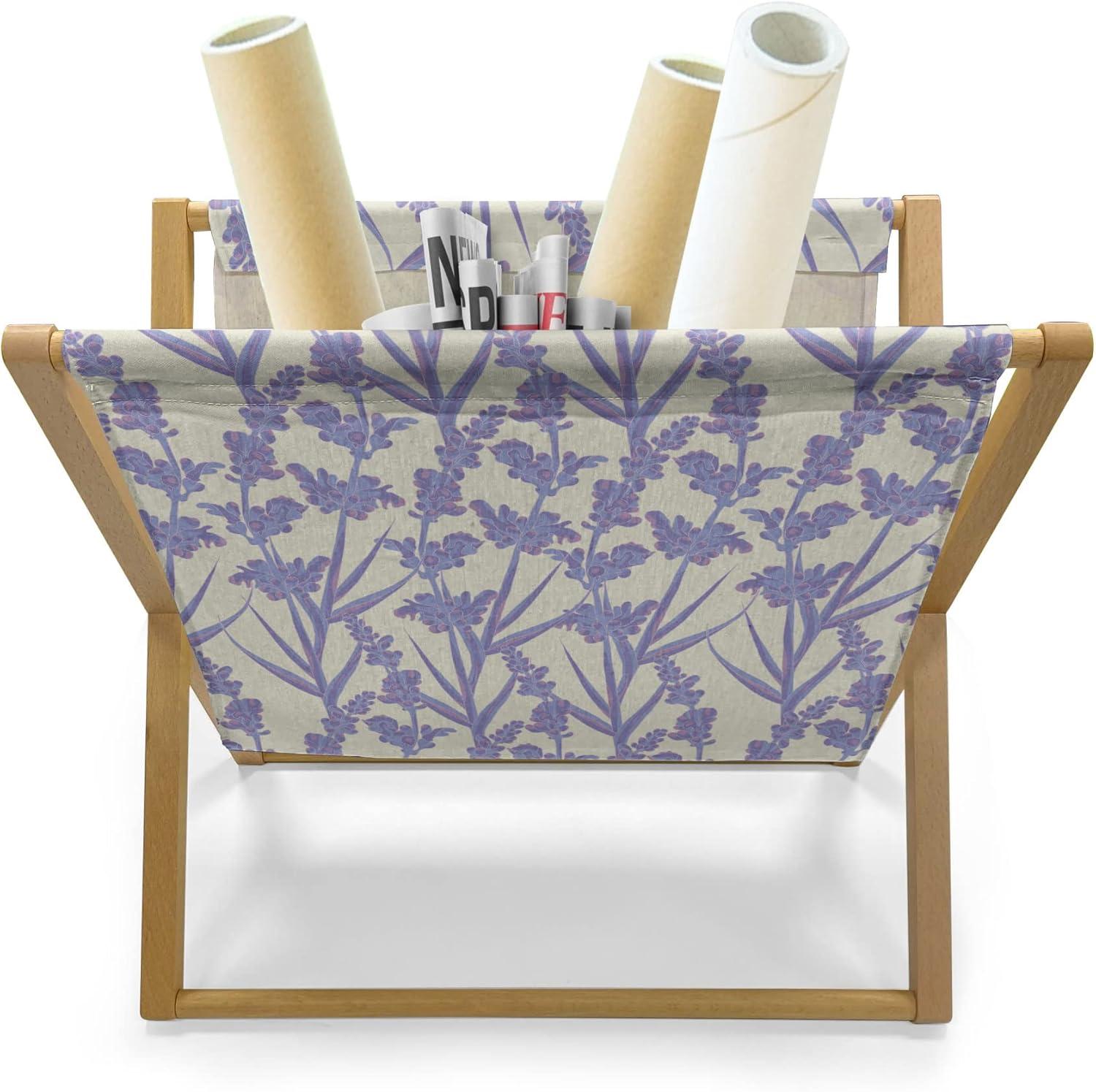 imageAmbesonne Valentines Day Magazine and Book Holder Heart Shapes Shabby Romantic Day Theme Love in Gradient Warm Tones Decorative Floor Rack Organizer for Living Room 22x19 Dark Coral and PinkEggshell Blue Violet