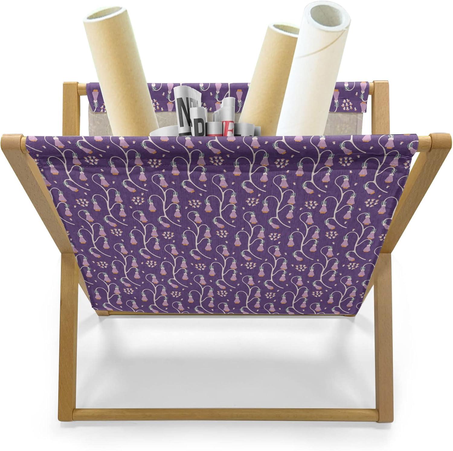 imageAmbesonne Valentines Day Magazine and Book Holder Hearts Arranged into Diagonal Squares Decorative Floor Rack Organizer for Living Room 22x19 Seafoam Dark CoralQuartz Champagne