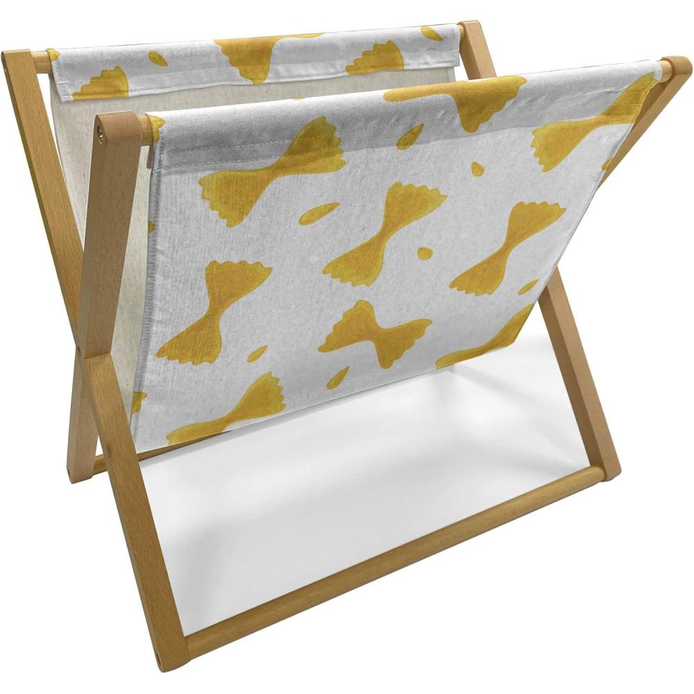 imageAmbesonne Flamingo Magazine and Book Holder Valentines Day Theme with Romantic Birds and Rose Petals Love Tropical Decorative Floor Rack Organizer for Living Room 22x19 Dark Coral and PinkWhite and Earth Yellow