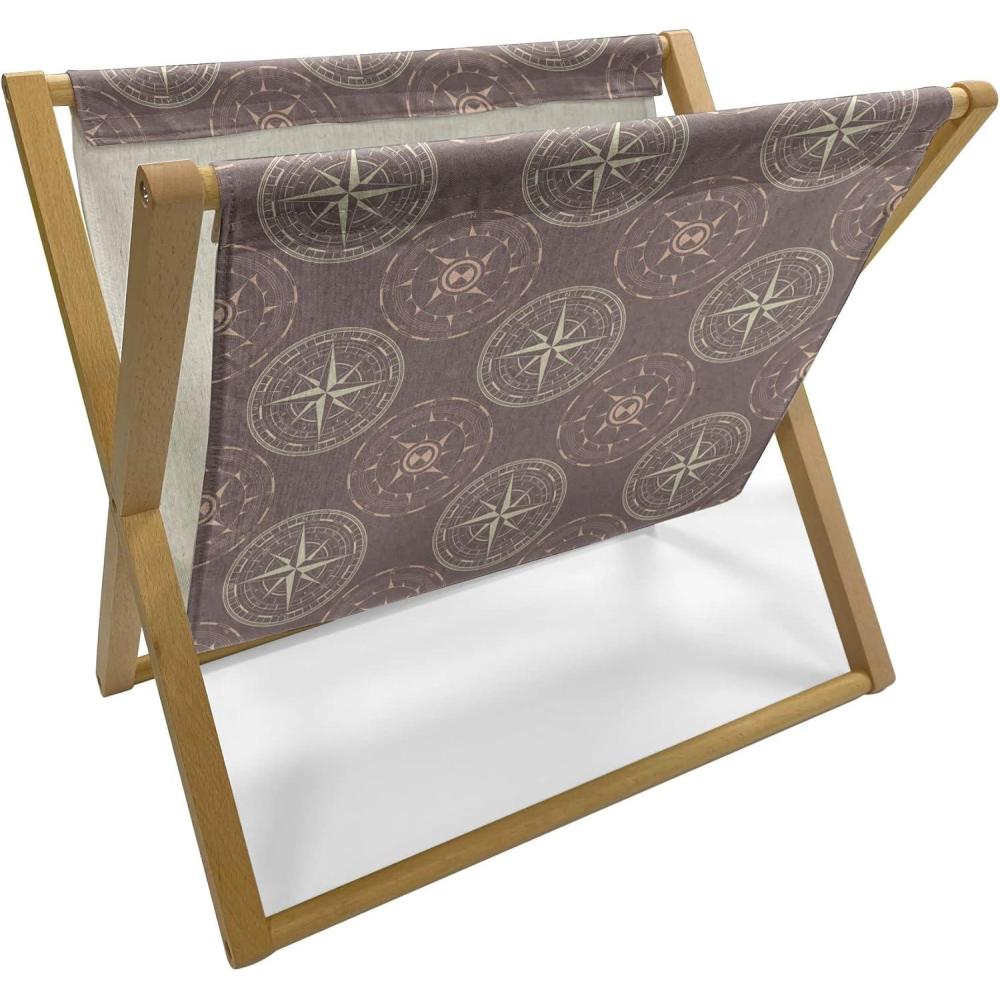 imageAmbesonne Valentines Day Magazine and Book Holder Dandelions in The Form of Hearts on a Plain Background Print Decorative Floor Rack Organizer for Living Room 22x19 Dark Coral PinkMauve Taupe and Peach