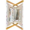Ambesonne Cartoon Magazine and Book Holder, Pastel Funny Animals with Hearts Valentines Day Beauty Love Theme, Decorative Floor Rack Organizer for Living Room, 22″x19″, Peach Pink and Pale Pink(Peach Pink and Pale Pink)