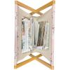 Ambesonne Floral Country Magazine and Book Holder, Romantic Repetitive Rose Silhouettes Valentine’s Day Theme, Decorative Floor Rack Organizer for Living Room, 22″x19″, Blush Dark Grey and White(Blush Dark Grey and White)