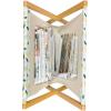 Ambesonne Floral Magazine and Book Holder, Romantic Style Bicolor Hearts and Blooming Roses Valentine’s Day, Floor Rack Decor for Interior of Home & Office, 22″ x 19″, Mustard Pink(Yellow Green and White)