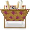 Ambesonne Floral Magazine and Book Holder, Romantic Style Bicolor Hearts and Blooming Roses Valentine’s Day, Floor Rack Decor for Interior of Home & Office, 22″ x 19″, Mustard Pink(Dark Magenta and Apricot)