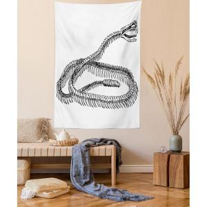 Ambesonne Compass Tapestry, Compass Illustration with Lettering Nautical Ocean Adventure Themed Print, Wide Wall Hanging for Bedroom Living Room Dorm, 60″ X 40″, Night Blue Beige(Black White)