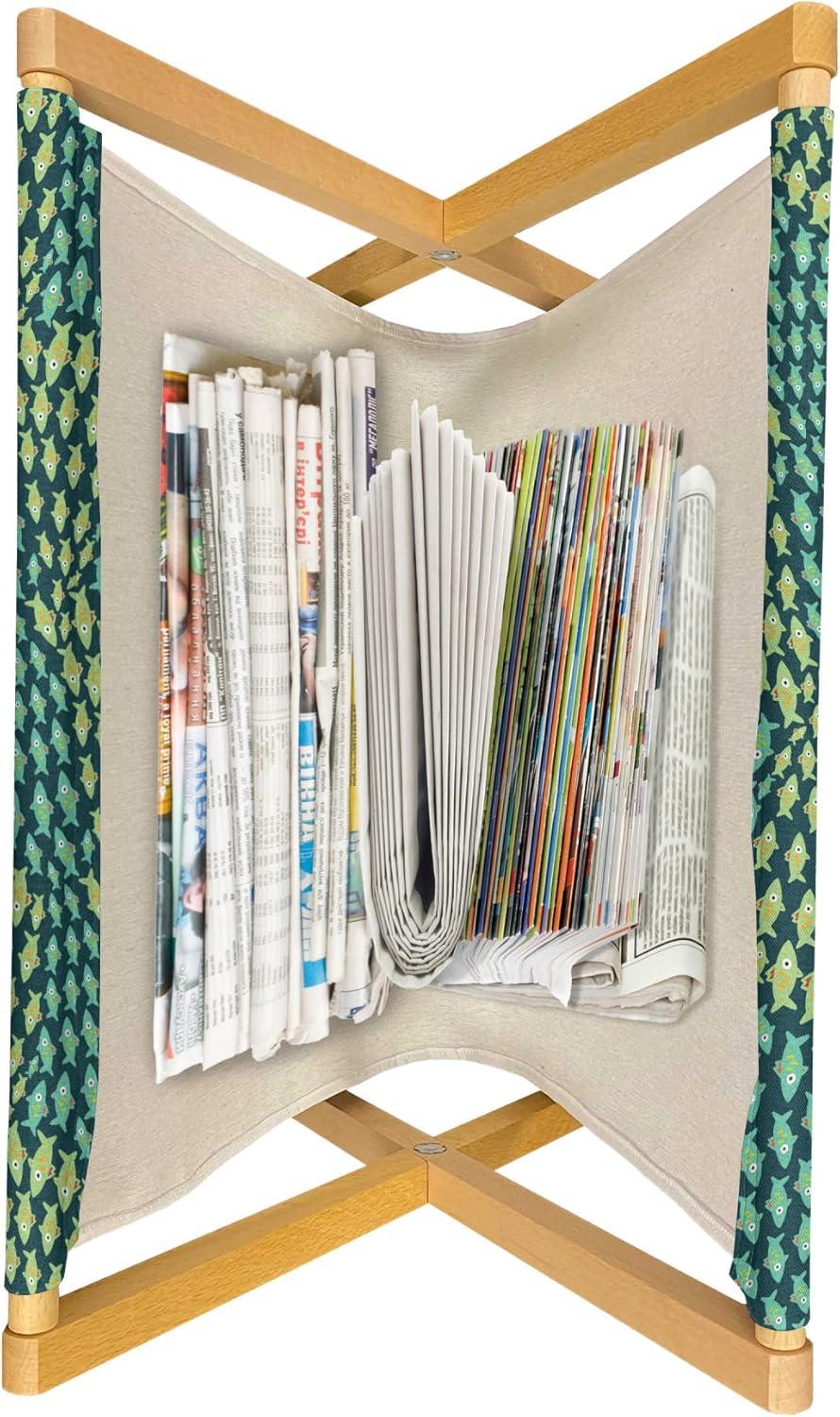 imageAmbesonne Cupcake Magazine and Book Holder Bakery Treats Full of Hearts Valentines Day Romantic Celebration Floor Rack Decor for Interior of Home amp Office 22 x 19 Fuchsia PurpleShamrock Green Green
