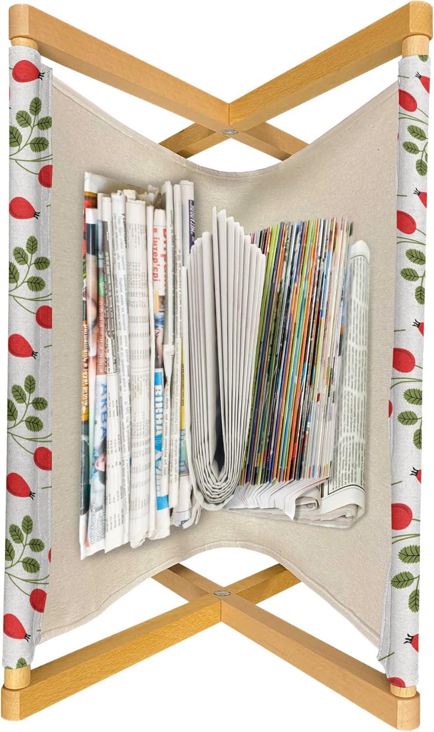 imageAmbesonne Cupcake Magazine and Book Holder Bakery Treats Full of Hearts Valentines Day Romantic Celebration Floor Rack Decor for Interior of Home amp Office 22 x 19 Fuchsia PurpleVermilion Fern Green