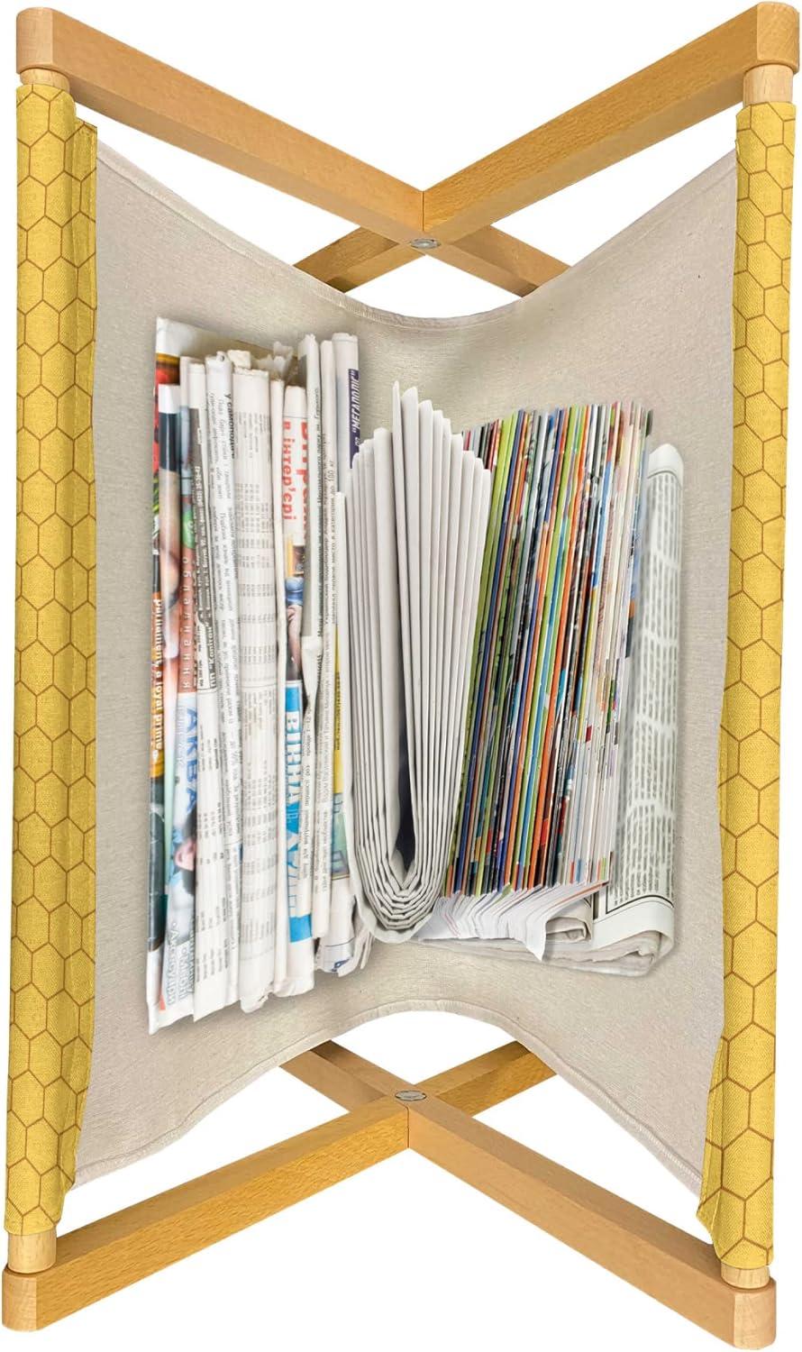 imageAmbesonne Cupcake Magazine and Book Holder Bakery Treats Full of Hearts Valentines Day Romantic Celebration Floor Rack Decor for Interior of Home amp Office 22 x 19 Fuchsia PurpleYellow Earth Yellow