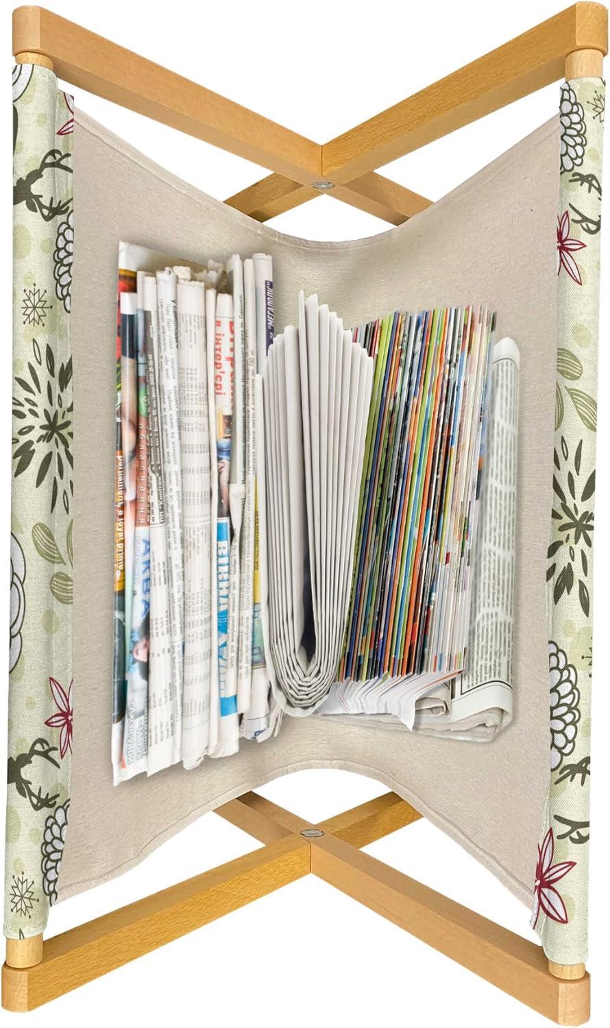 imageAmbesonne Eiffel Magazine and Book Holder Valentines Day Inspired Pattern with France Paris Oh La La Texts Heart Shapes Floor Rack Decor for Interior of Home amp Office 22 x 19 Pink White BlackOlive Green Pale Green