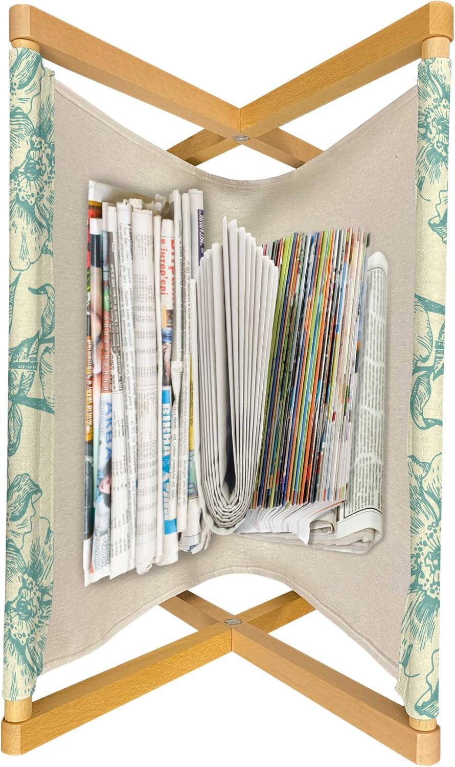 imageAmbesonne Eiffel Magazine and Book Holder Valentines Day Inspired Pattern with France Paris Oh La La Texts Heart Shapes Floor Rack Decor for Interior of Home amp Office 22 x 19 Pink White BlackCream Pale Blue