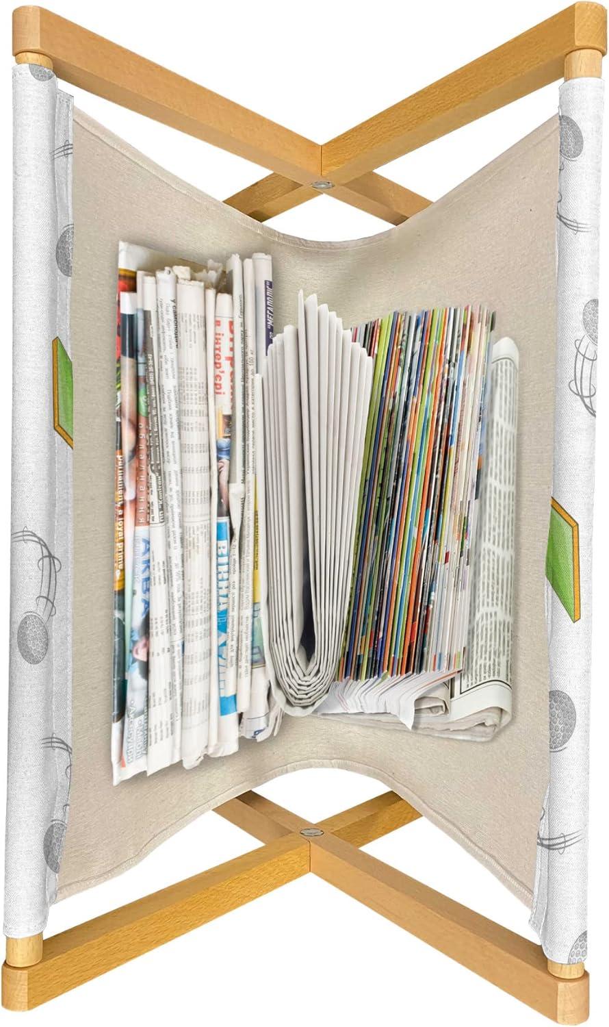 imageAmbesonne Flower Magazine and Book Holder Valentines Day Blossoming Scene Rose Petals Meadow Retro Theme Floor Rack Decor for Interior of Home amp Office 22 x 19 Coral Violet BlueLime Green Purple