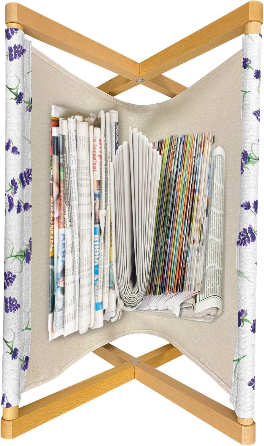imageAmbesonne Flower Magazine and Book Holder Valentines Day Blossoming Scene Rose Petals Meadow Retro Theme Floor Rack Decor for Interior of Home amp Office 22 x 19 Coral Violet BlueIndigo Olive Green