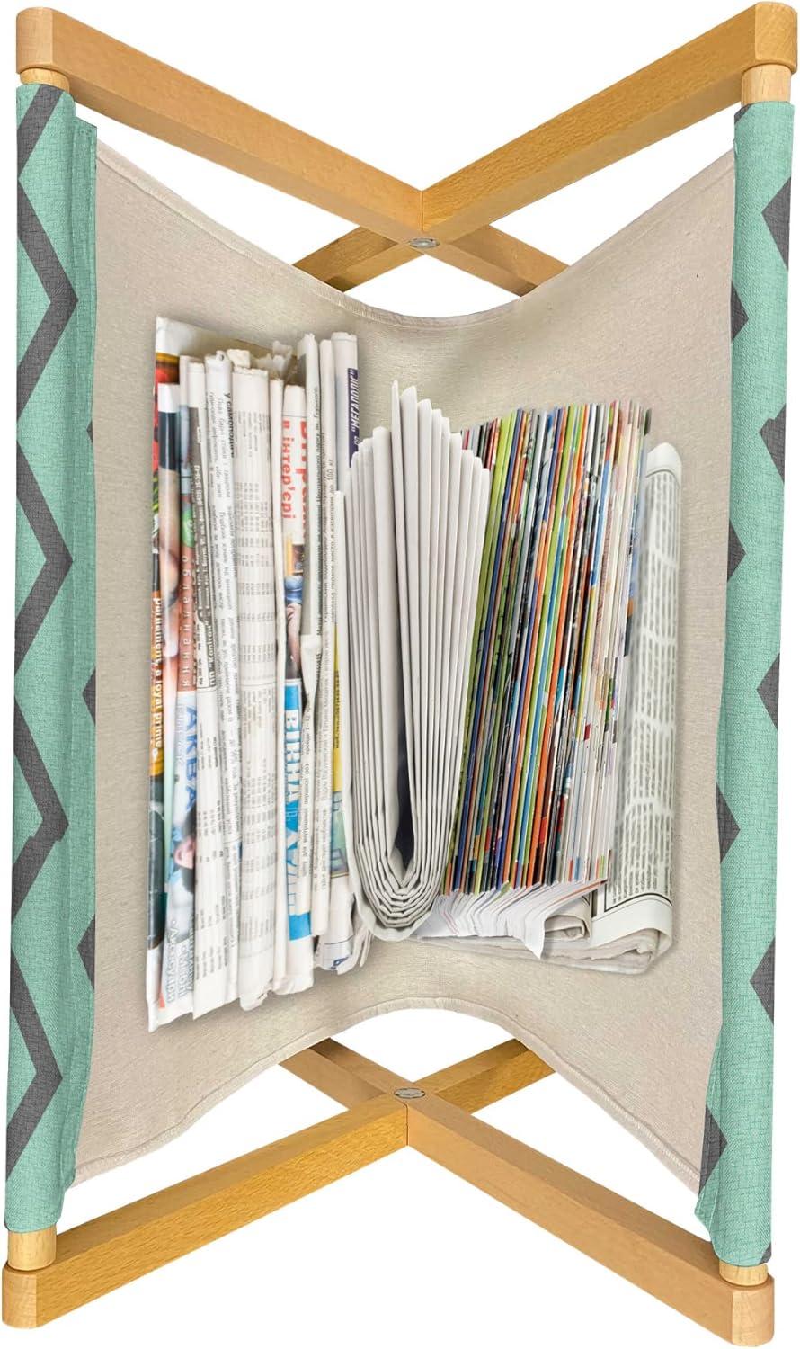 imageAmbesonne Flower Magazine and Book Holder Valentines Day Blossoming Scene Rose Petals Meadow Retro Theme Floor Rack Decor for Interior of Home amp Office 22 x 19 Coral Violet BlueMint Green Grey
