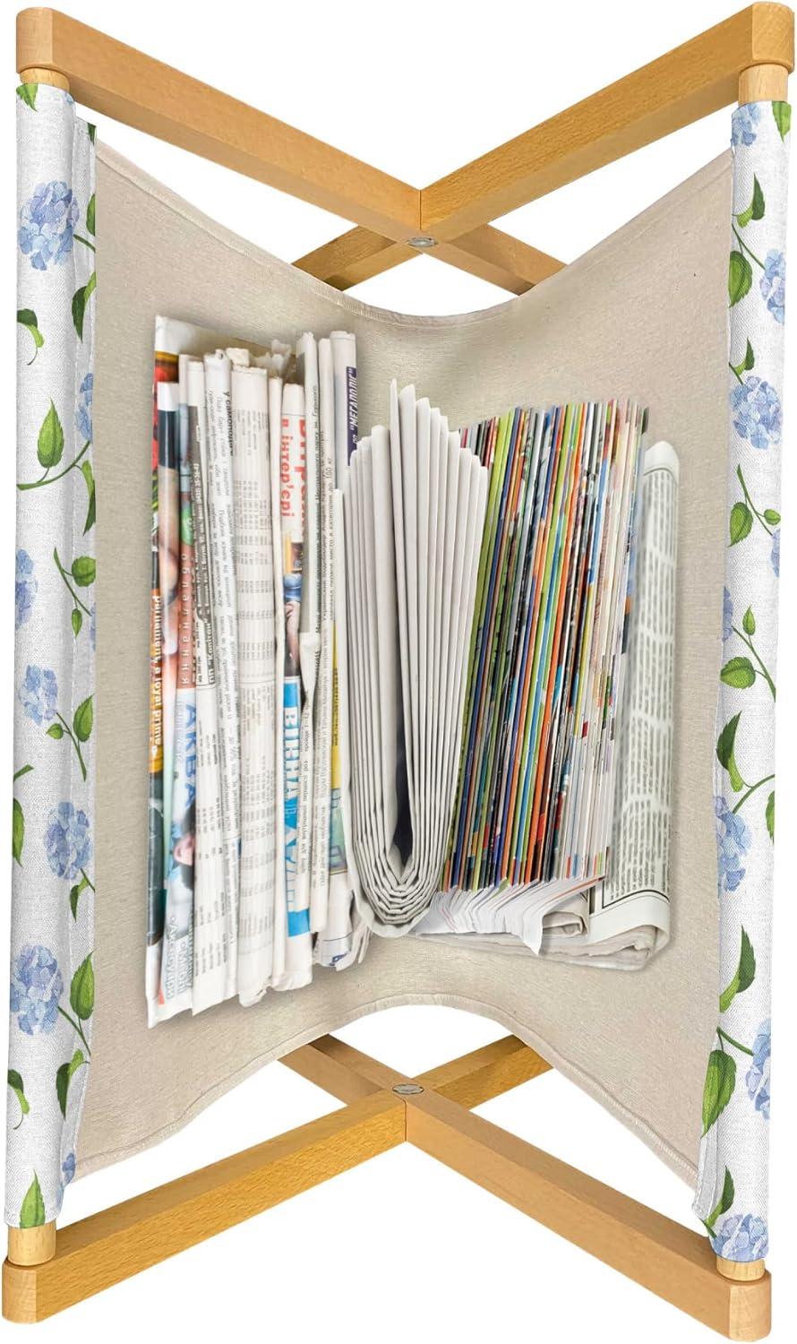 imageAmbesonne Flower Magazine and Book Holder Valentines Day Blossoming Scene Rose Petals Meadow Retro Theme Floor Rack Decor for Interior of Home amp Office 22 x 19 Coral Violet BlueCeil Blue Green White