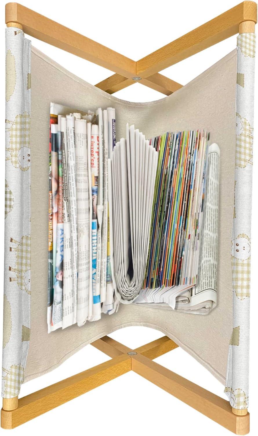 imageAmbesonne Fruits Magazine and Book Holder Retro Valentine Theme with Strawberry Love Happiness Merry Lucky Image Floor Rack Decor for Interior of Home amp Office 22 x 19 Eggshell Ruby Army GreenWhite Khaki Ivory