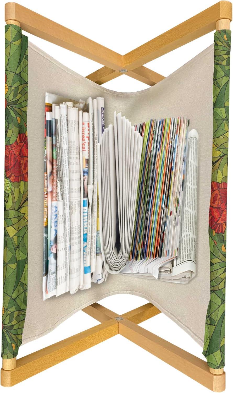 imageAmbesonne Glamour Magazine and Book Holder Woman Lips Behind The Bars Female Love Romance Valentines Day Print Floor Rack Decor for Interior of Home amp Office 22 x 19 Scarlet White and GreyOlive Green Vermilion
