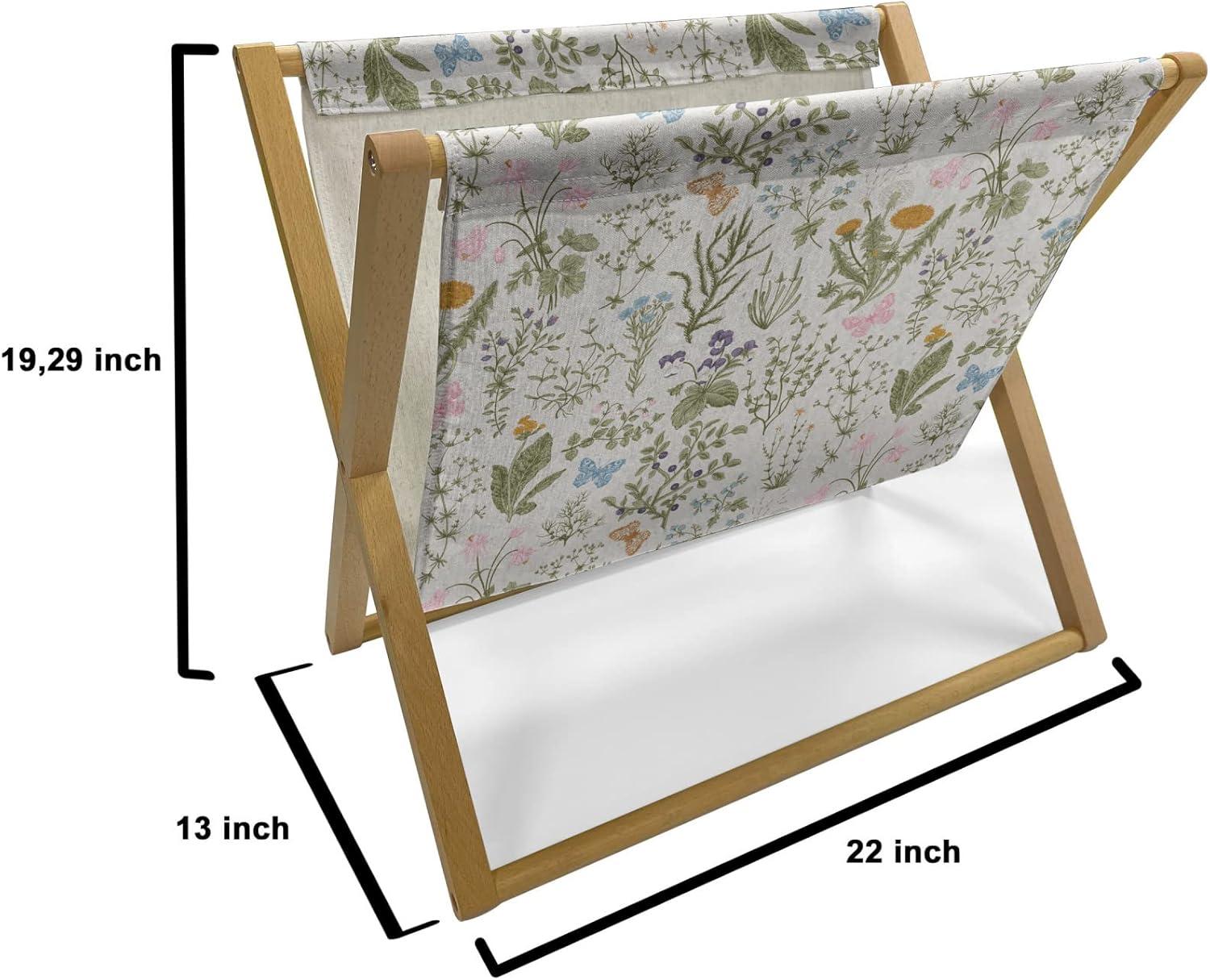 imageAmbesonne Glamour Magazine and Book Holder Woman Lips Behind The Bars Female Love Romance Valentines Day Print Floor Rack Decor for Interior of Home amp Office 22 x 19 Scarlet White and GreyReseda Green Beige