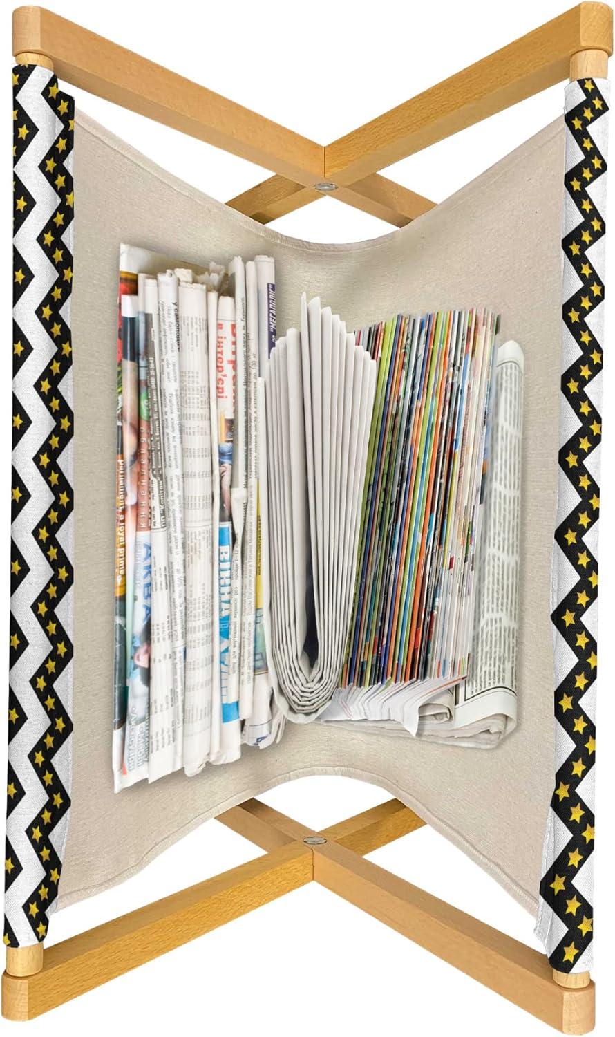 imageAmbesonne Glamour Magazine and Book Holder Woman Lips Behind The Bars Female Love Romance Valentines Day Print Floor Rack Decor for Interior of Home amp Office 22 x 19 Scarlet White and GreyWhite Yellow