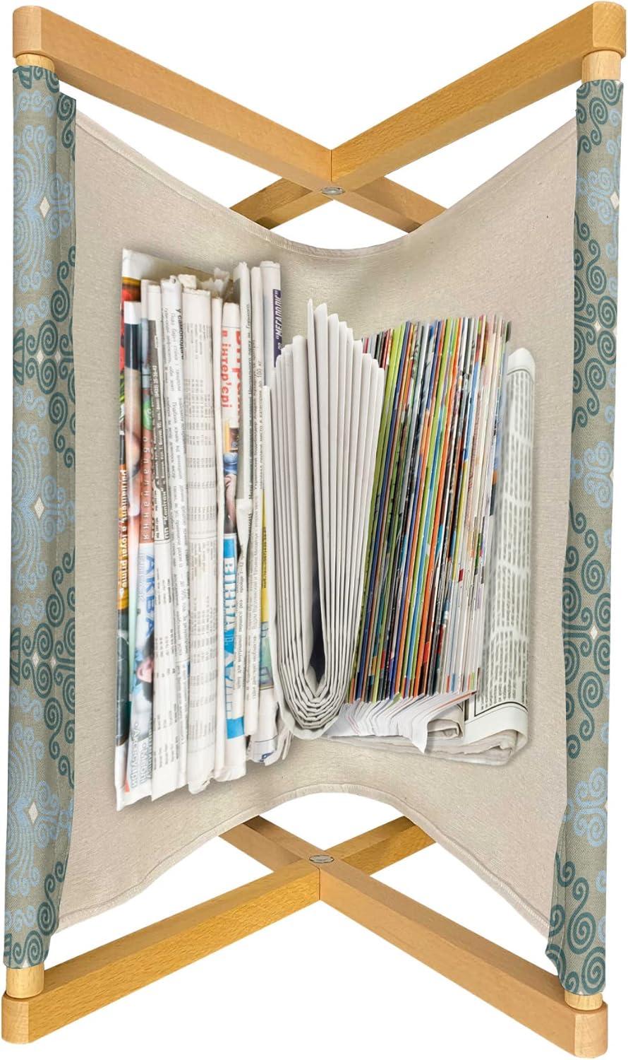 imageAmbesonne Glamour Magazine and Book Holder Woman Lips Behind The Bars Female Love Romance Valentines Day Print Floor Rack Decor for Interior of Home amp Office 22 x 19 Scarlet White and GreyBlue and Taupe