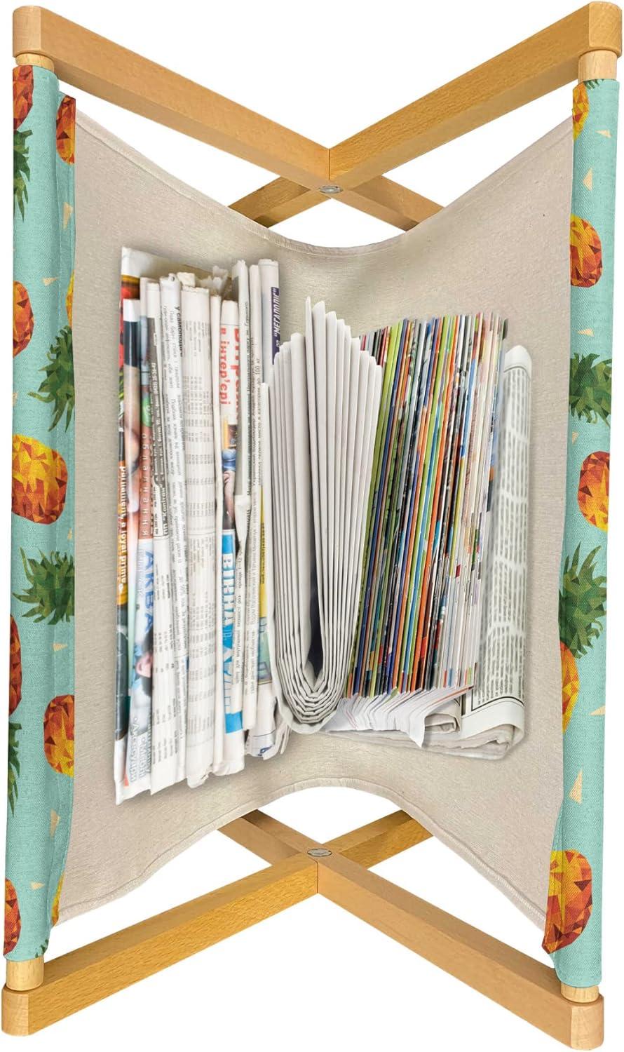 imageAmbesonne Glamour Magazine and Book Holder Woman Lips Behind The Bars Female Love Romance Valentines Day Print Floor Rack Decor for Interior of Home amp Office 22 x 19 Scarlet White and GreyOlive Green Seafoam