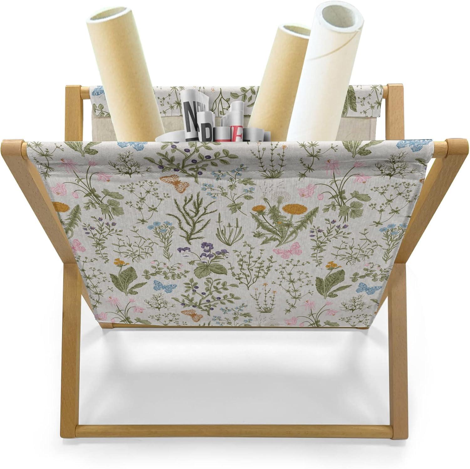 imageAmbesonne Glamour Magazine and Book Holder Woman Lips Behind The Bars Female Love Romance Valentines Day Print Floor Rack Decor for Interior of Home amp Office 22 x 19 Scarlet White and GreyReseda Green Beige