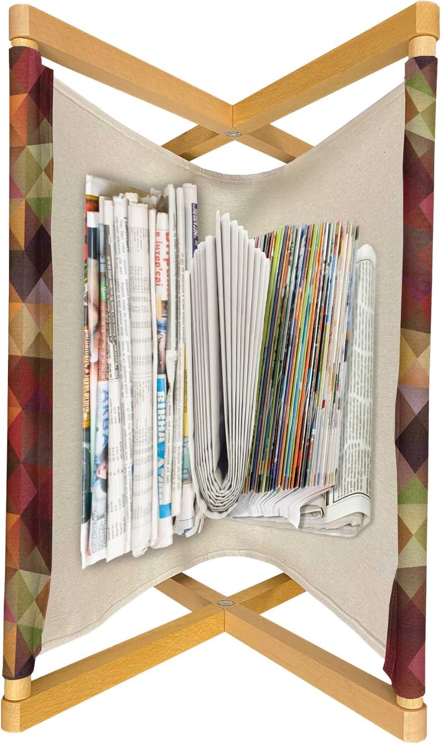 imageAmbesonne Glamour Magazine and Book Holder Woman Lips Behind The Bars Female Love Romance Valentines Day Print Floor Rack Decor for Interior of Home amp Office 22 x 19 Scarlet White and GreyBrown and Marigold