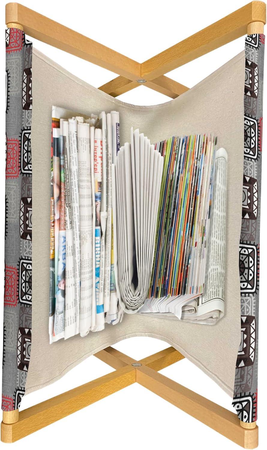 imageAmbesonne Glamour Magazine and Book Holder Woman Lips Behind The Bars Female Love Romance Valentines Day Print Floor Rack Decor for Interior of Home amp Office 22 x 19 Scarlet White and GreyGrey Vermilion Brown