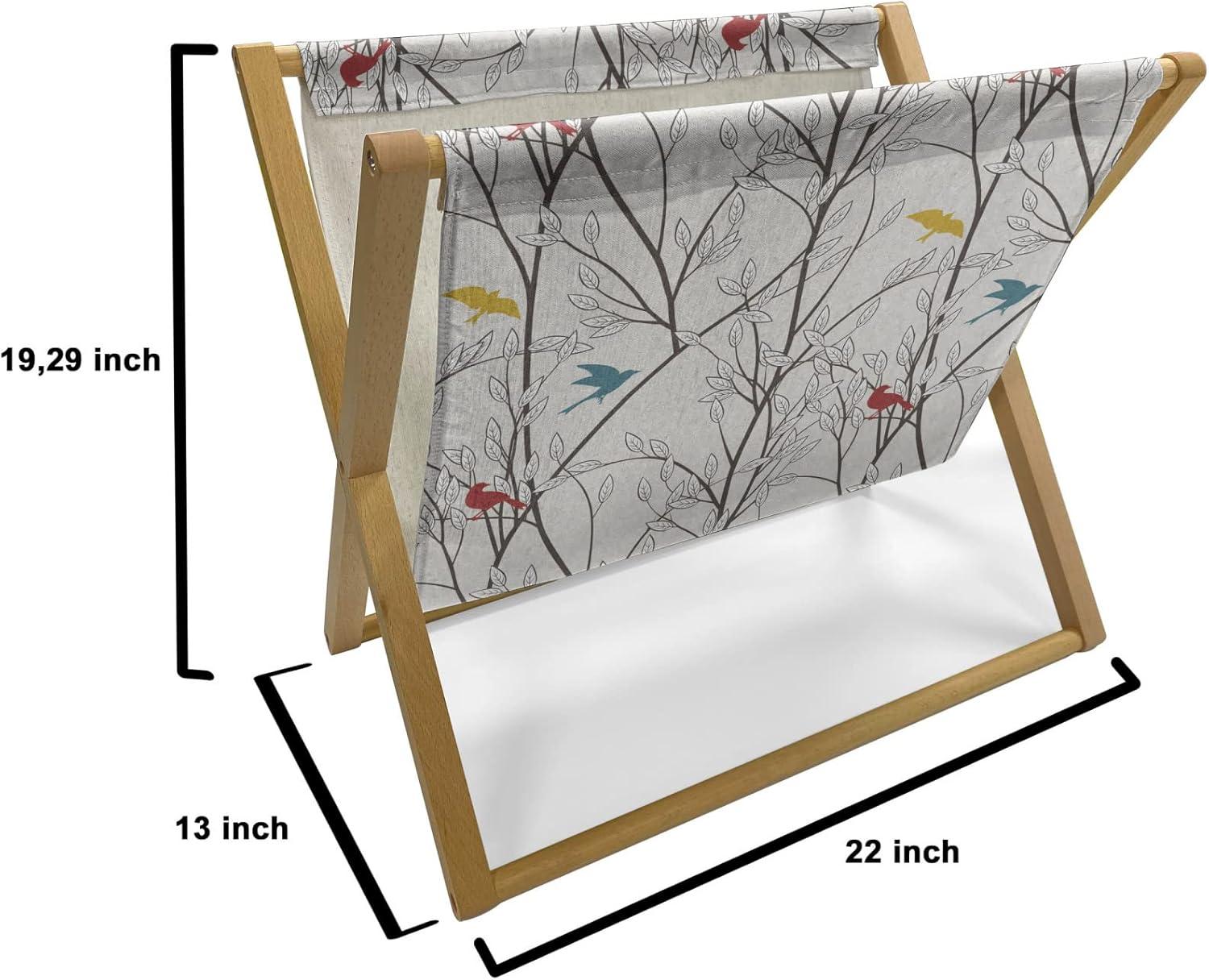imageAmbesonne Glamour Magazine and Book Holder Woman Lips Behind The Bars Female Love Romance Valentines Day Print Floor Rack Decor for Interior of Home amp Office 22 x 19 Scarlet White and GreyMustard Maroon