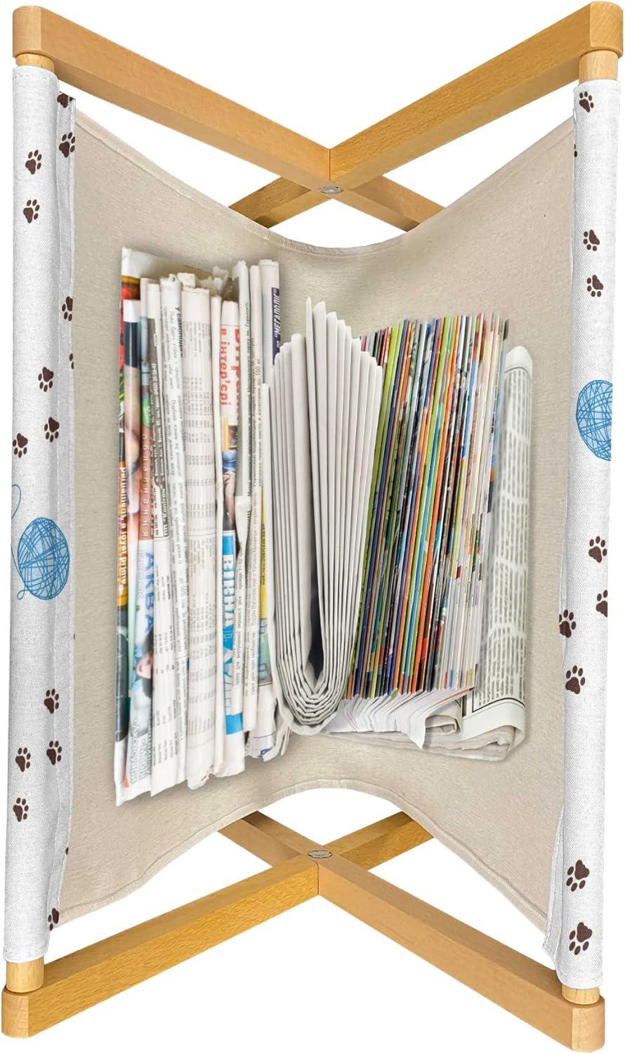 imageAmbesonne Hot Pink Magazine and Book Holder Valentines Day Inspired Black Mini Hearts on Fuchsia Backdrop Abstract Design Floor Rack Decor for Interior of Home amp Office 22 x 19 Fuchsia BlackPale Blue Coral Brown
