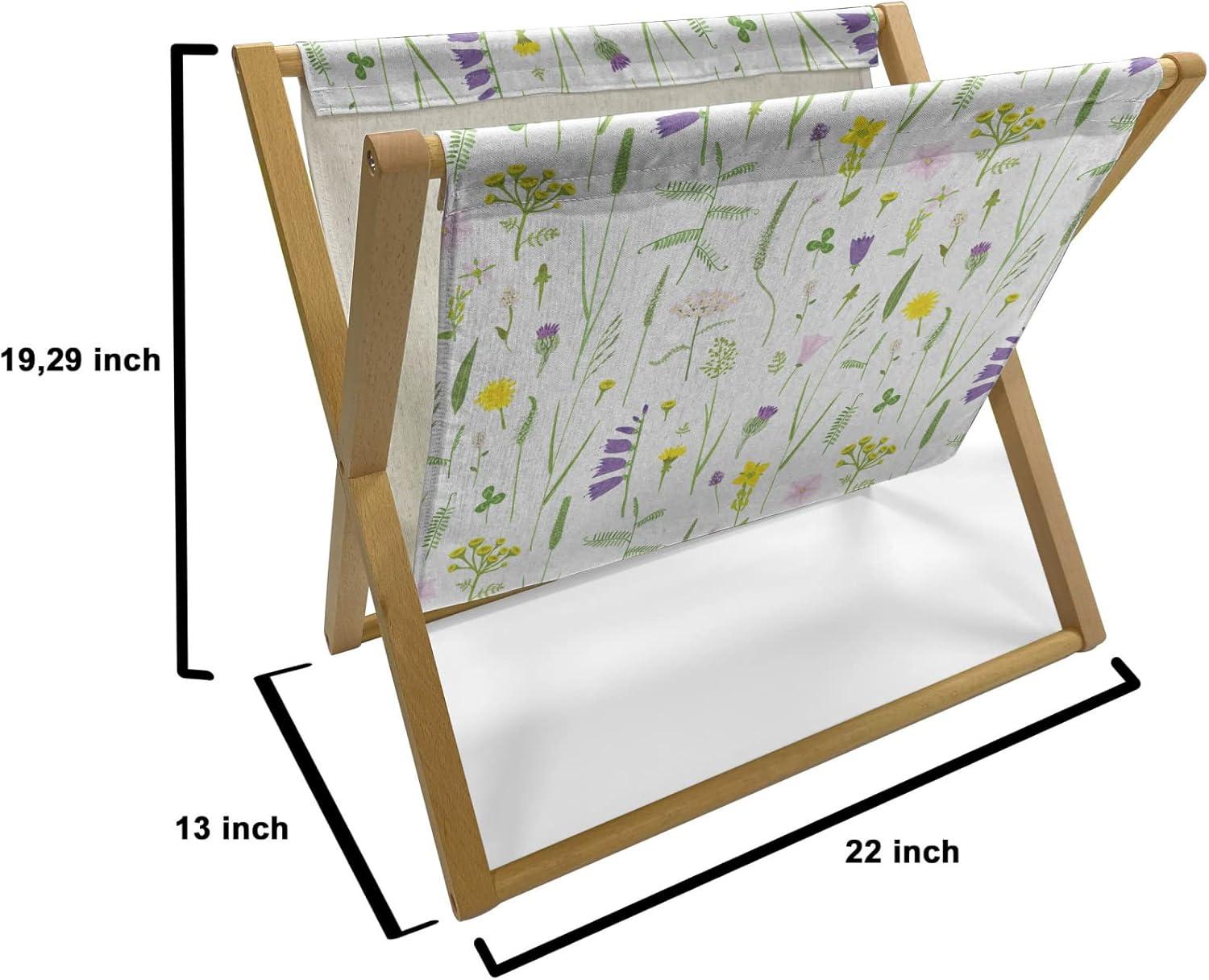 imageAmbesonne Love Magazine and Book Holder Valentines Day Themed Pattern with Hearts on Curvilinear Stripes Floor Rack Decor for Interior of Home amp Office 22 x 19 Grey Pale Fuchsia WhiteLime Green Violet