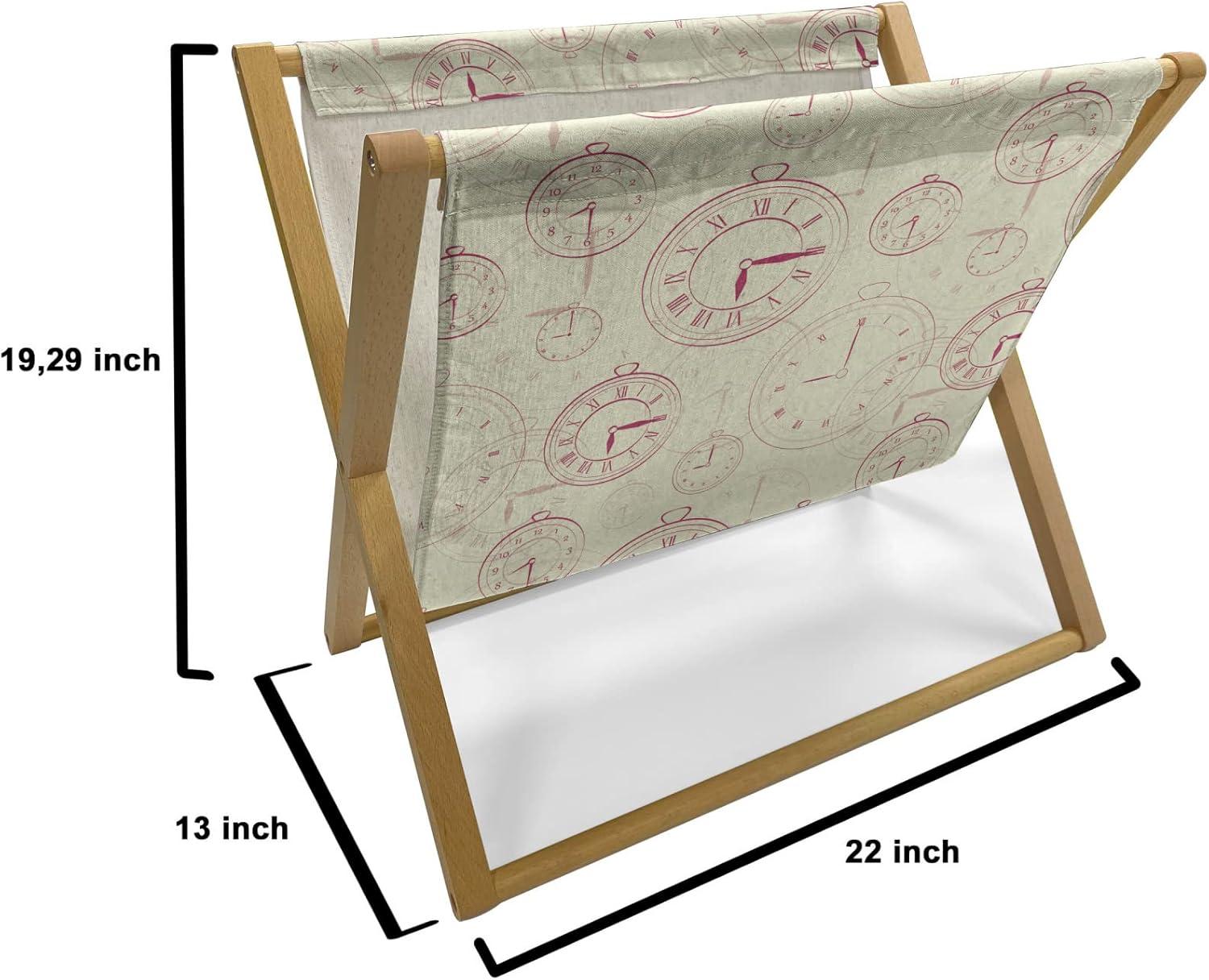 imageAmbesonne Mauve Magazine and Book Holder Big Fresh Flower Floret Buds Bouquet Motif Valentine Romance Blossoms Design Print Floor Rack Decor for Interior of Home amp Office 22 x 19 Yellow VioletPale Yellow Magenta